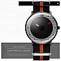 Cool Watch Saat - Siyah Kasa - Siyah Turuncu Şerit Kordon Cool Fashion Unisex