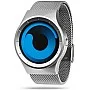 Cool Watch Saat - Silver Shiny Kasa - Silver Kordon CooL Galaxy S Mavi Ekran Unisex Cool Watch Saat - Silver Shiny Kasa - Silver Kordon CooL Galaxy S Mavi Ekran Unisex