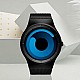 Cool Watch Saat - Siyah Mat Kasa - Siyah Kordon CooL Galaxy S Mavi Ekran Unisex