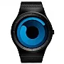 Cool Watch Saat - Siyah Mat Kasa - Siyah Kordon CooL Galaxy S Mavi Ekran Unisex