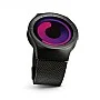 Cool Watch Saat - Siyah Mat Kasa - Siyah Kordon CooL Galaxy S Mor Ekran Unisex