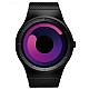 Cool Watch Saat - Siyah Mat Kasa - Siyah Kordon CooL Galaxy S Mor Ekran Unisex