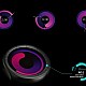 Cool Watch Saat - Siyah Mat Kasa - Siyah Kordon CooL Galaxy S Mor Ekran Unisex