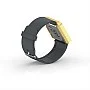 Cool Watch Saat - Gold Edition - Gri Kayış Unisex
