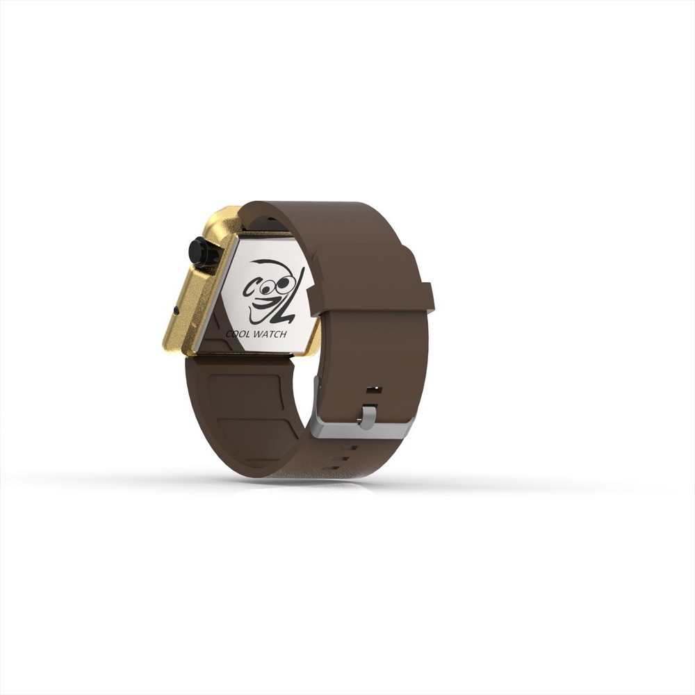 Cool Watch Saat - Gold Edition - Kahverengi Kayış Unisex