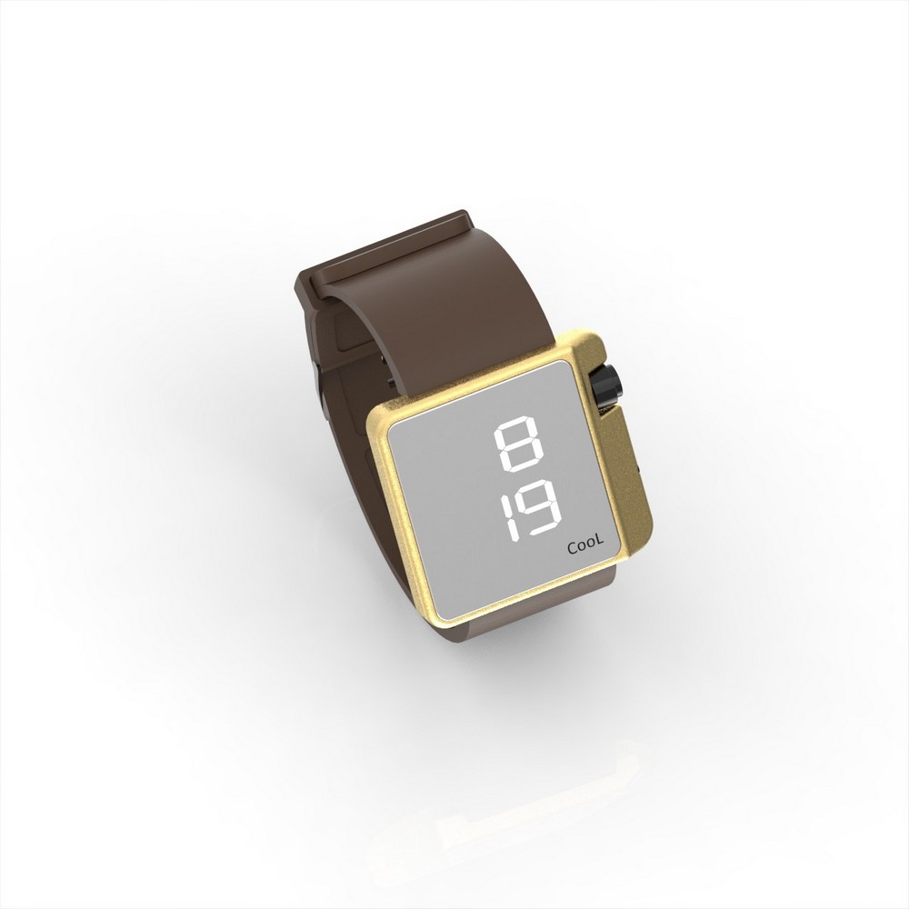 Cool Watch Saat - Gold Edition - Kahverengi Kayış Unisex