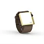 Cool Watch Saat - Gold Edition - Kahverengi Kayış Unisex