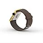 Cool Watch Saat - Gold Edition - Kahverengi Kayış Unisex