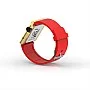 Cool Watch Saat - Gold Edition - Kırmızı Kayış Unisex