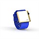 Cool Watch Saat - Gold Edition - Mavi Kayış Unisex