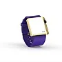 Cool Watch Saat - Gold Edition - Mor Kayış Unisex