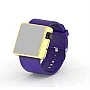 Cool Watch Saat - Gold Edition - Mor Kayış Unisex