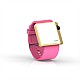 Cool Watch Saat - Gold Edition - Pembe Kayış Unisex