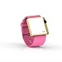 Cool Watch Saat - Gold Edition - Pembe Kayış Unisex