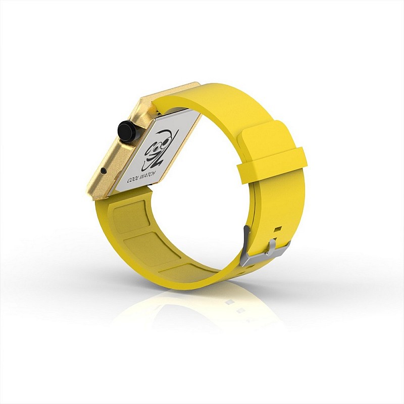 Cool Watch Saat - Gold Edition - Sarı Kayış Unisex