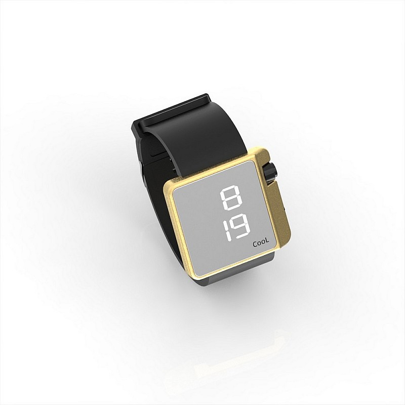 Cool Watch Saat - Gold Edition - Siyah Kayış Unisex