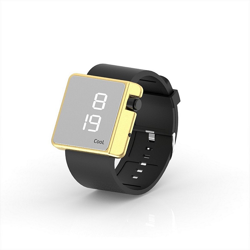 Cool Watch Saat - Gold Edition - Siyah Kayış Unisex