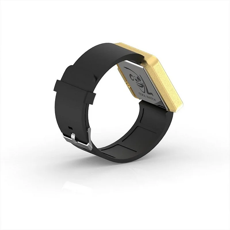Cool Watch Saat - Gold Edition - Siyah Kayış Unisex