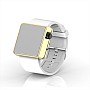 Cool Watch Saat - Gold Shiny Led Edition - Beyaz Kayış Unisex