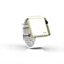 Cool Watch Saat - Gold Shiny Led Edition - Beyaz Kayış Unisex