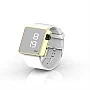 Cool Watch Saat - Gold Shiny Led Edition - Beyaz Kayış Unisex