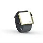 Cool Watch Saat - Gold Shiny Led Edition - Gri Kayış Unisex
