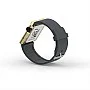 Cool Watch Saat - Gold Shiny Led Edition - Gri Kayış Unisex