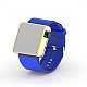 Cool Watch Saat - Gold Shiny Led Edition - Mavi Kayış Unisex