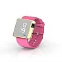 Cool Watch Saat - Gold Shiny Led Edition - Pembe Kayış Unisex