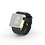 Cool Watch Saat - Gold Shiny Led Edition - Siyah Kayış Unisex