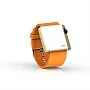 Cool Watch Saat - Gold Shiny Led Edition - Turuncu Kayış Unisex