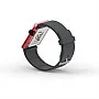 Cool Watch Saat - Kırmızı Edition - Gri Kayış Unisex