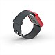 Cool Watch Saat - Kırmızı Edition - Gri Kayış Unisex