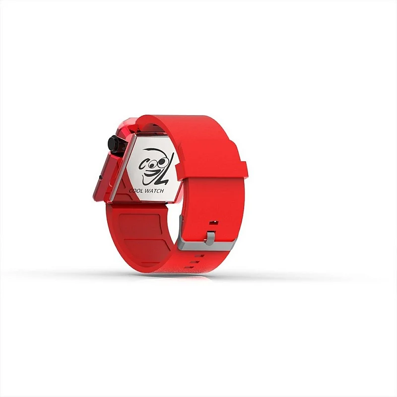 Cool Watch Saat - Kırmızı Edition - Kırmızı Kayış Unisex