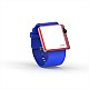 Cool Watch Saat - Kırmızı Edition - Mavi Kayış Unisex