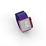 Cool Watch Saat - Kırmızı Edition - Mor Kayış Unisex