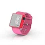 Cool Watch Saat - Kırmızı Edition - Pembe Kayış Unisex