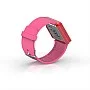 Cool Watch Saat - Kırmızı Edition - Pembe Kayış Unisex