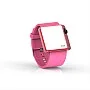 Cool Watch Saat - Kırmızı Edition - Pembe Kayış Unisex