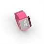 Cool Watch Saat - Kırmızı Edition - Pembe Kayış Unisex