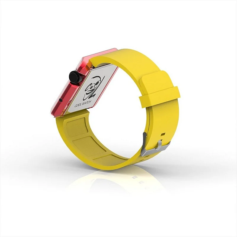 Cool Watch Saat - Kırmızı Edition - Sarı Kayış Unisex Cool Watch Saat - Kırmızı Edition - Sarı Kayış Unisex