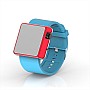 Cool Watch Saat - Kırmızı Edition - Turkuaz Kayış Unisex