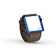 Cool Watch Saat - Mavi Edition - Kahverengi Kayış Unisex