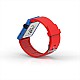 Cool Watch Saat - Mavi Edition - Kırmızı Kayış Unisex