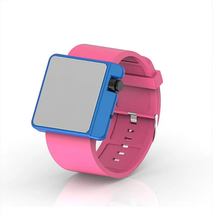 Cool Watch Saat - Mavi Edition - Pembe Kayış Unisex Cool Watch Saat - Mavi Edition - Pembe Kayış Unisex