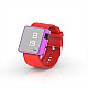 Cool Watch Saat - Mor Edition - Kırmızı Kayış Unisex