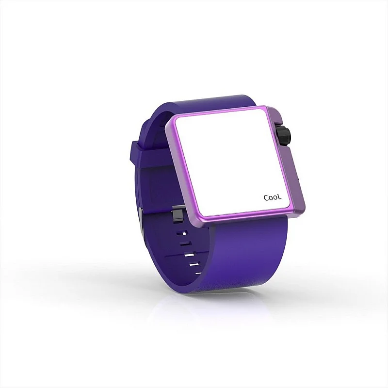 Cool Watch Saat - Mor Edition - Mor Kayış Unisex