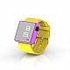 Cool Watch Saat - Mor Edition - Sarı Kayış Unisex