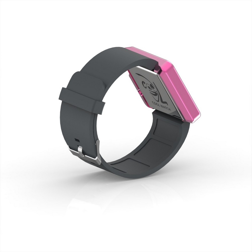 Cool Watch Saat - Pembe Edition - Gri Kayış Unisex