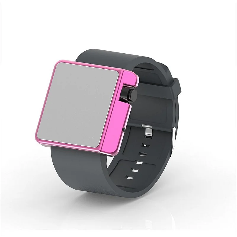Cool Watch Saat - Pembe Edition - Gri Kayış Unisex